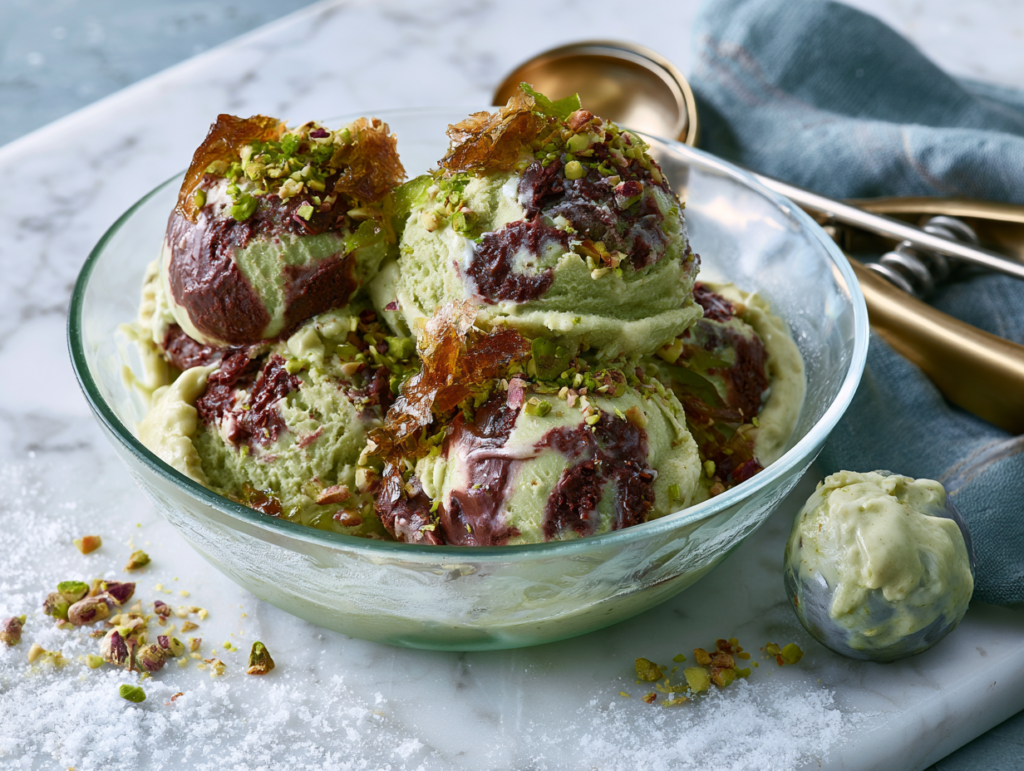 Cottage Cheese Dubai Chocolate Creami Pint
